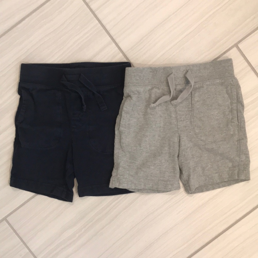 Two pairs of Gap sweat shorts 2T